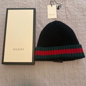 Black Gucci beanie